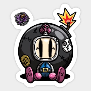 Bomb Guy Sticker